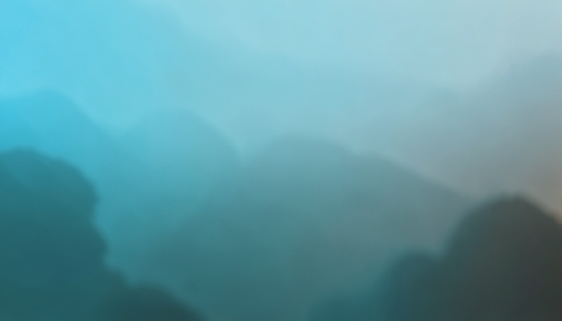 Soft blue and teal gradient with subtle silhouettes fading into the background suggesting a calm wellness atmosphere