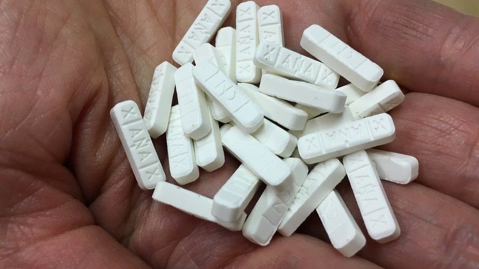 White Xanax Bars